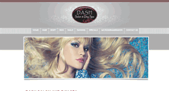 Desktop Screenshot of dashsalonandspa.com